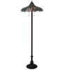 Meyda 60" High Wisteria Floor Lamp