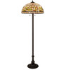 Meyda 60" High Tiffany Turning Leaf Floor Lamp