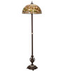 Meyda 71" High Tiffany Turning Leaf Floor Lamp