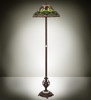 Meyda 71" High Tiffany Dragonfly Floor Lamp