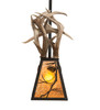 Meyda 17" Wide Whispering Pines Antler Pendant - 243214