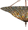 Meyda 24" Wide Tiffany Lotus Leaf Semi-flushmount