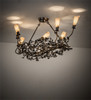 Meyda 46" Long Vinca Vine 7 Light Chandelier