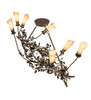 Meyda 46" Long Vinca Vine 7 Light Chandelier