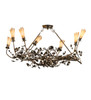 Meyda 46" Long Vinca Vine 7 Light Chandelier
