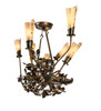 Meyda 46" Long Vinca Vine 7 Light Chandelier