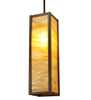 Meyda 5" Square Cooper Mini Pendant