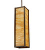 Meyda 5" Square Cooper Mini Pendant