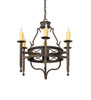 Meyda 24" Wide Jasmine 6 Light Chandelier