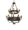 Meyda 48" Wide Costello 20 Light Two Tier Chandelier