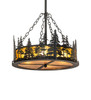 Meyda 23" Wide Tall Pines Inverted Pendant - 244109