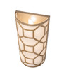Meyda 8" Wide Cilindro Mosaic Wall Sconce