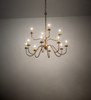Meyda 42" Wide Ean 12 Light Two Tier Chandelier