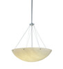 Meyda 36" Wide Cypola Alabaster Inverted Pendant