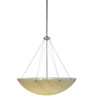 Meyda 36" Wide Cypola Alabaster Inverted Pendant