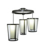 Meyda 74" Wide Cilindro Tapered 3 Light Cascading Pendant