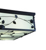 Meyda 36" Square Ivy Flushmount