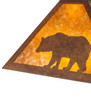 Meyda 24" Square Lone Bear Shade