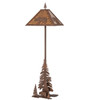 Meyda 77" High Lone Bear W/lighted Base Floor Lamp