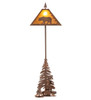 Meyda 77" High Lone Bear W/lighted Base Floor Lamp