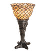 Meyda 15" High Tiffany Fishscale Mini Lamp