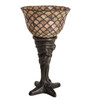 Meyda 15" High Tiffany Fishscale Mini Lamp