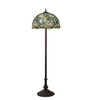 Meyda 62" High Trillium & Violet Floor Lamp