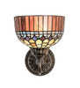 Meyda 8" Wide Tiffany Candice Wall Sconce - 245445