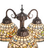 Meyda 23" High Tiffany Turning Leaf Table Lamp - 245480