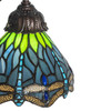 Meyda 23" High Tiffany Hanginghead Dragonfly 3 Light Table Lamp