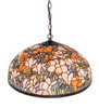 Meyda 22" Wide Tiffany Magnolia Pendant