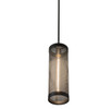 Meyda 5" Wide Cilindro Cage Mini Pendant