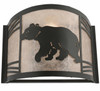 Meyda 12" Wide Happy Bear On The Loose Left Wall Sconce