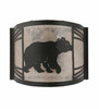 Meyda 12" Wide Happy Bear On The Loose Right Wall Sconce