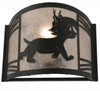 Meyda 12" Wide Lynx On The Loose Right Wall Sconce