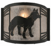 Meyda 12" Wide Fox On The Loose Right Wall Sconce