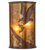 Meyda 13" Wide Strike Of The Eagle Wall Sconce