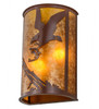 Meyda 13" Wide Strike Of The Eagle Wall Sconce