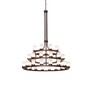 Meyda 72" Wide Loxley 39 Light Three Tier Chandelier