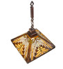 Meyda 14" Square Nuevo Mission Pendant