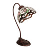 Meyda 18" High Roseborder Desk Lamp - 247780