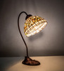 Meyda 18" High Tiffany Turning Leaf Desk Lamp