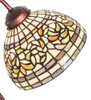 Meyda 18" High Tiffany Turning Leaf Desk Lamp