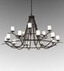 Meyda 78" Wide Octavia 15 Light Chandelier