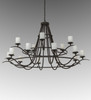 Meyda 78" Wide Octavia 15 Light Chandelier