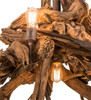 Meyda 40" Wide Driftwood 6 Light Chandelier