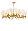 Meyda 52" Wide Toby 15 Light Chandelier