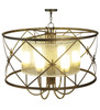 Meyda 48" Wide Penelope 6 Light Pendant