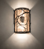 Meyda 10" Wide Whispering Pines Center Wall Sconce - 250756