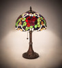 Meyda 17" High Renaissance Rose Accent Lamp